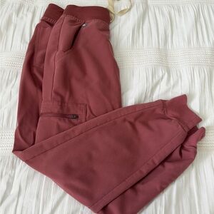Mauve FIGS Zamora Jogger Scrub Pants